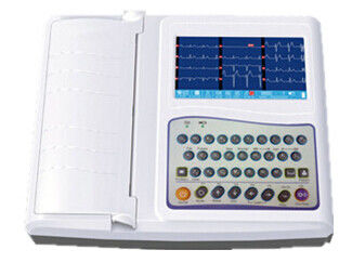 12 kênh kỹ thuật số ECG Monitor 7 Inch LCD màu
