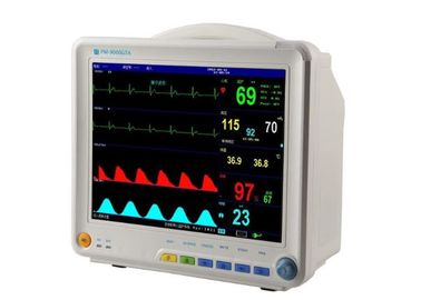 Màn hình bệnh nhân LCD màu độ phân giải cao 12,1 inch với 6 thông số tiêu chuẩn ECG, RESP, NIBP, SPO2, 2-TEMP, PR / HR