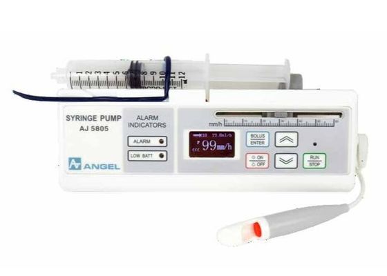 Y tế di động đơn - Sử dụng bơm tiêm Tốc độ truyền 1 ~ 99mm / giờ Sử dụng 3 pin AA
