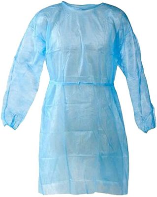 Áo choàng bảo vệ Còng đàn hồi Chống virus PPE Thiết bị bảo vệ cá nhân Bộ đồ bảo hộ Tổng thể