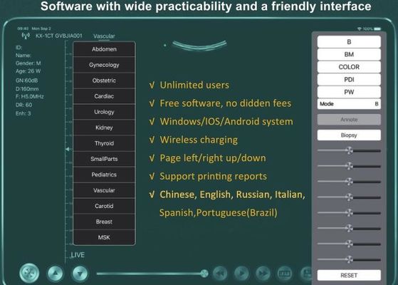 Máy quét siêu âm cầm tay không dây số